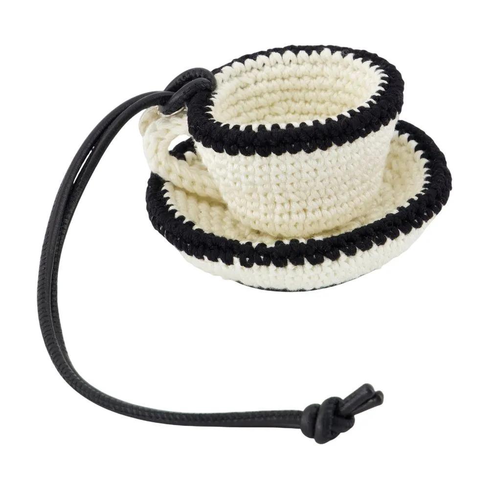 アクセサリーその他 Teacup Charm - J.W. Anderson - Cotton - White J.W.Anderson Teacup Charm - Cotton - White Black