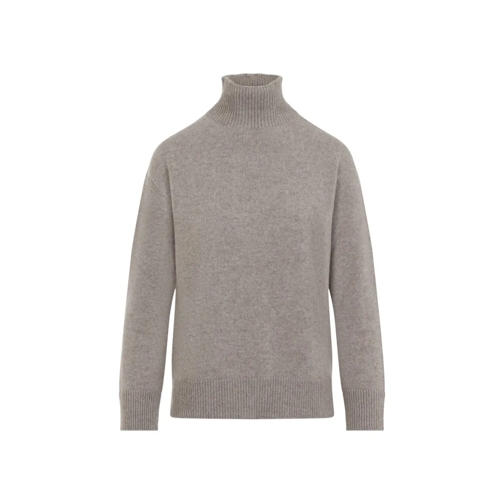 Max Mara Quercia Cashmere Turtleneck Grey Rollkragenpullover