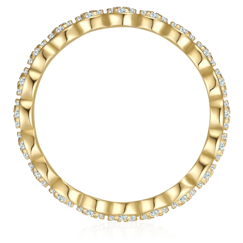 Glanzstücke München Ring Sterling Silber Ring Zirkonia gold(Image 4)