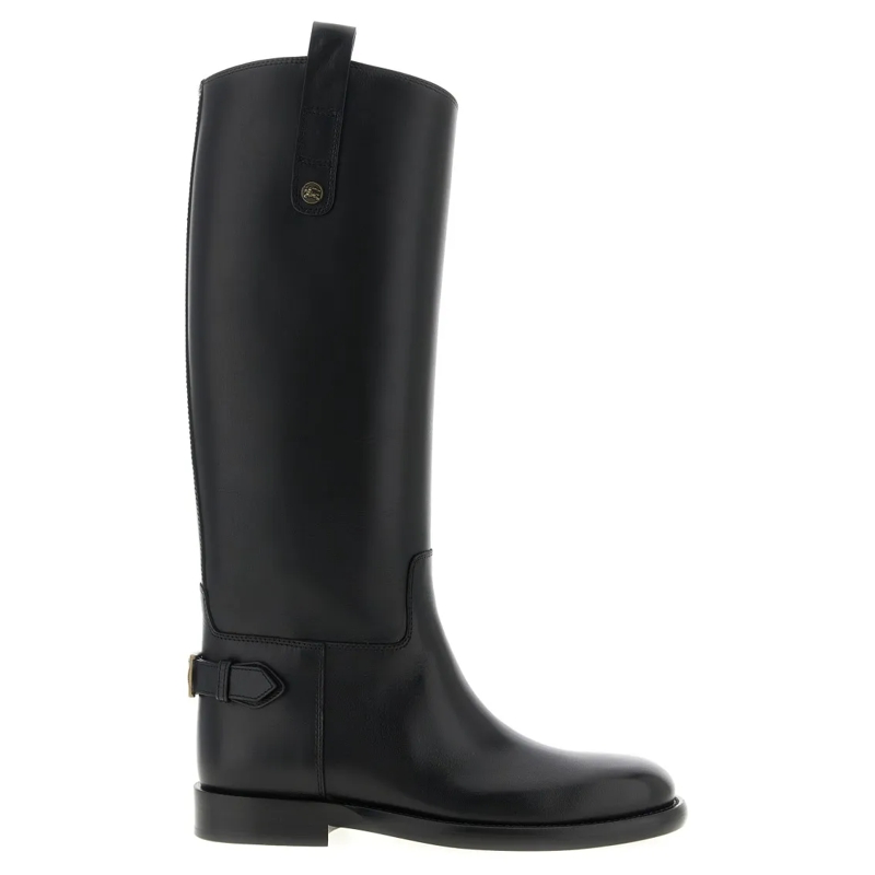 Burberry Bottes 'Cavalier' Boots Black