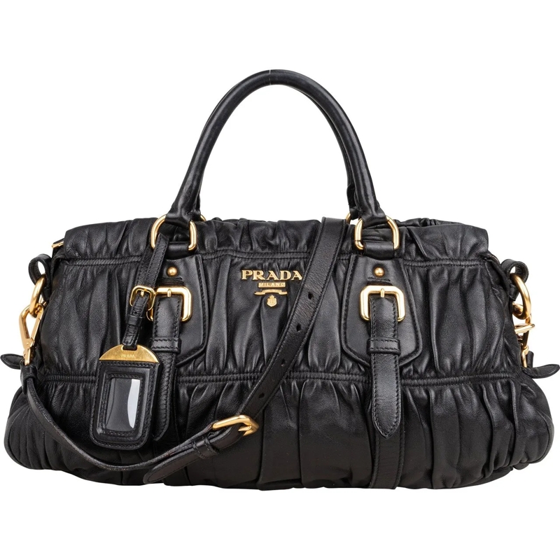 Prada Tote Prada Quilted Leather City Handbag schwarz