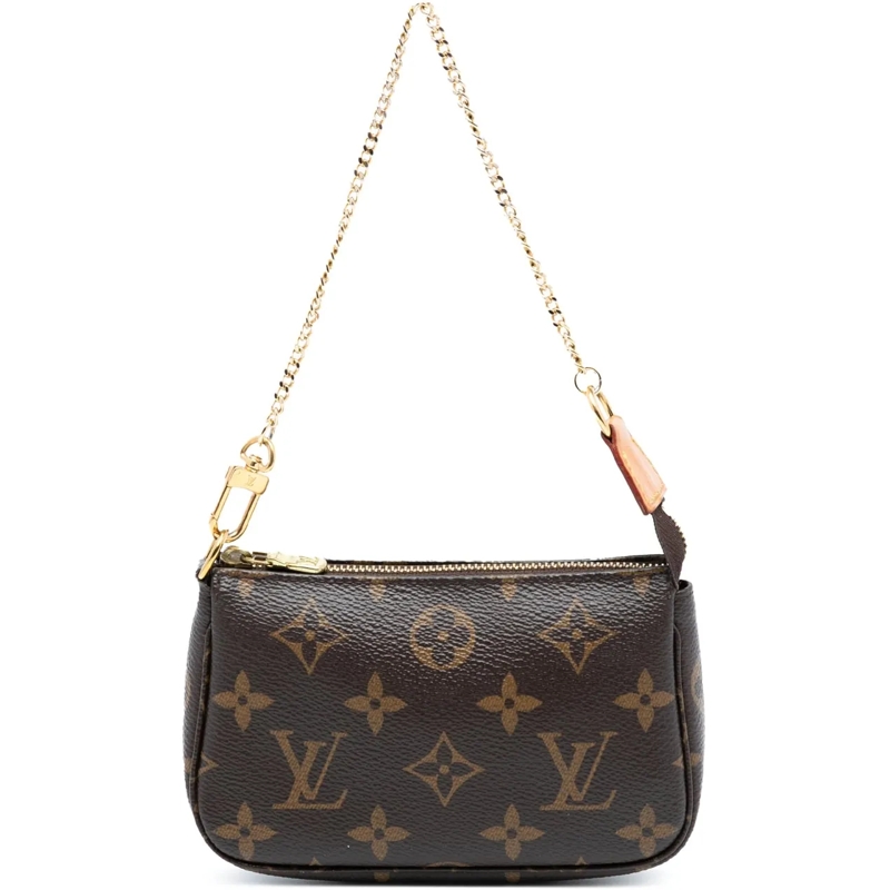 Louis Vuitton Tote Monogram Mini Pochette Accessoires braun