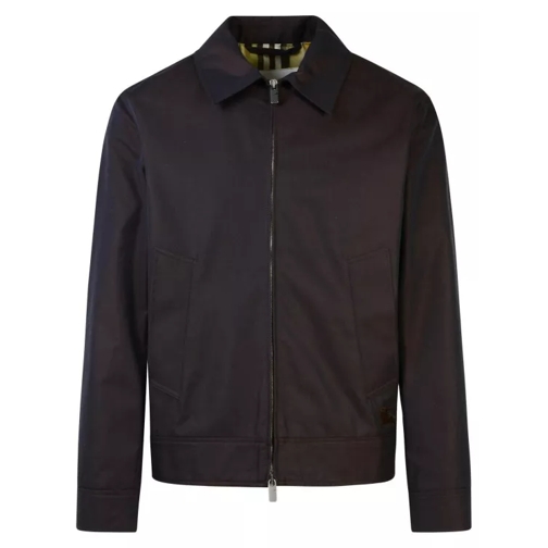 Burberry Black Cotton Jacket Black 