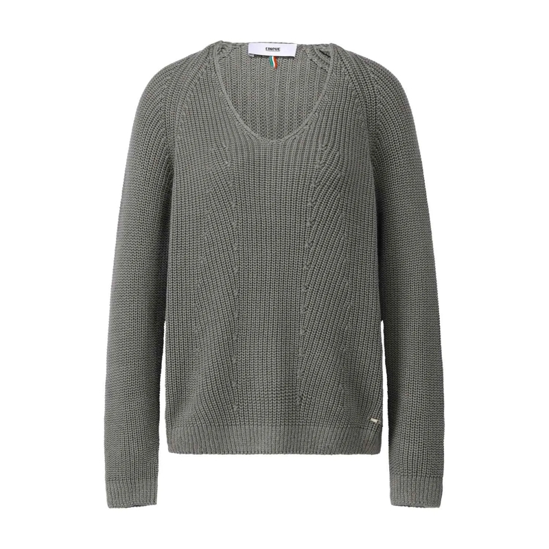 Cinque Trui Strickpullover mit V-Ausschnitt weiß(Image 3)