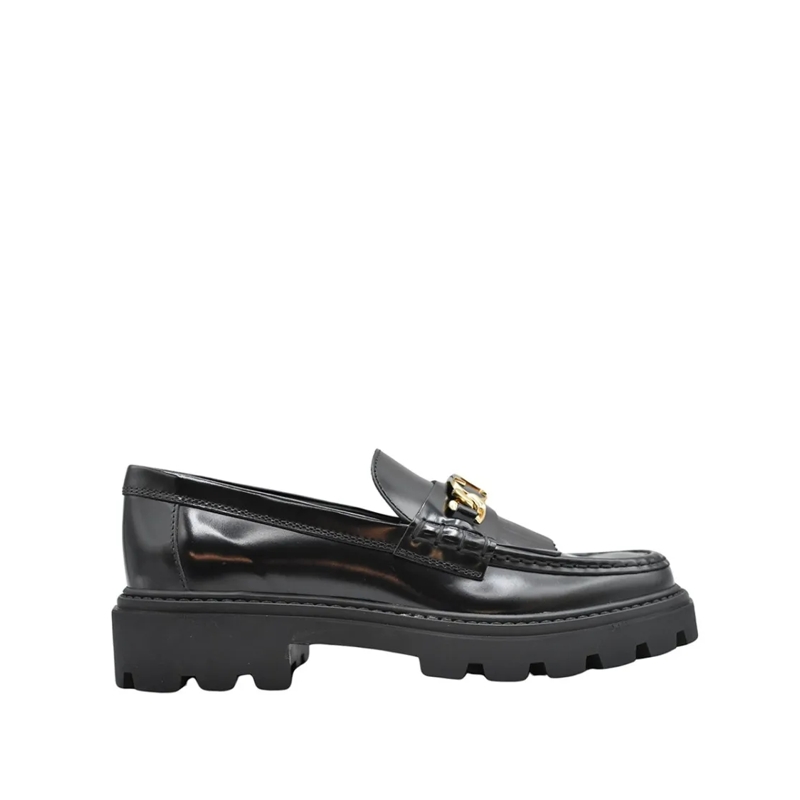 Tod's Ballerinas Flat Shoes Black Black