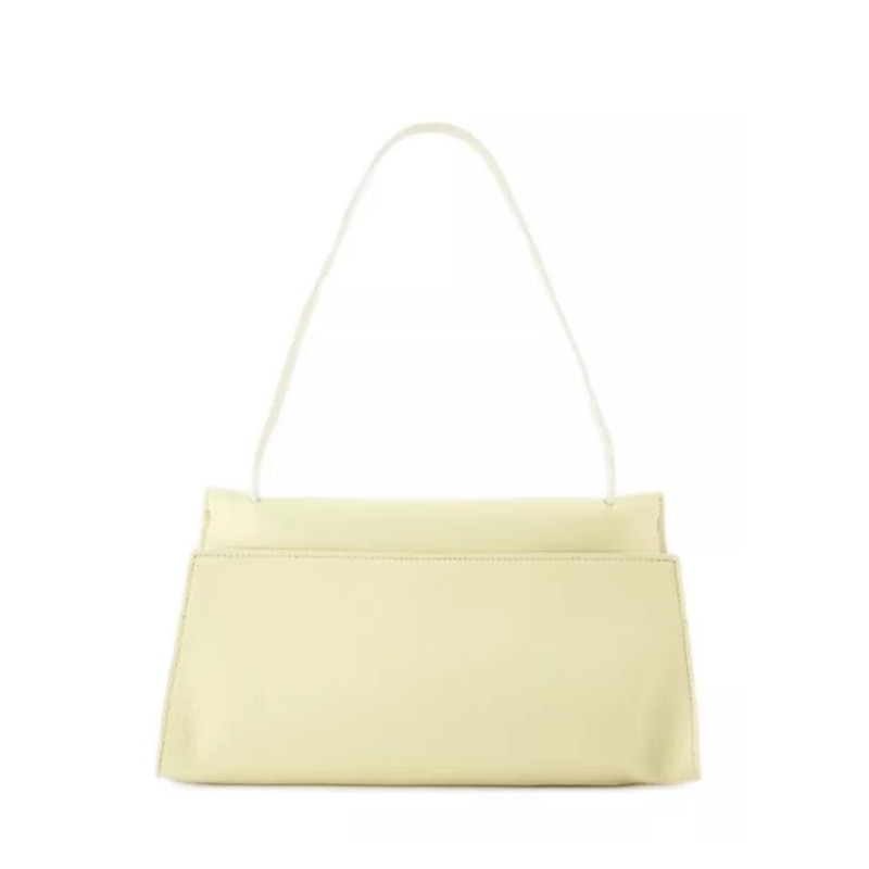 Elleme Sac à bandoulière Long Papillon Hobo Bag  - Vanilla - Leather Yellow