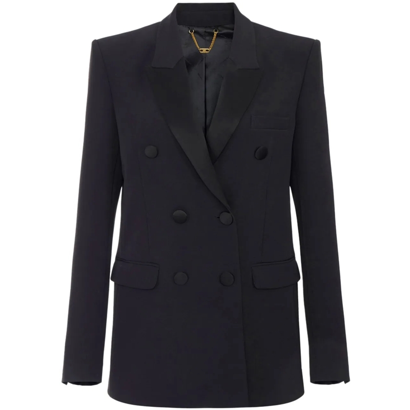 Elisabetta Franchi Veste de transition Jackets Black schwarz