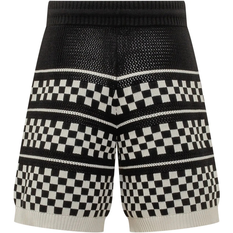 Amiri Shorts Checkered Mesh Short schwarz(Image 2)