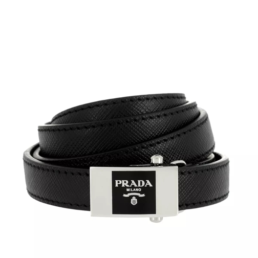 Prada Cinture Saffiano 2 Nero Leather Belt