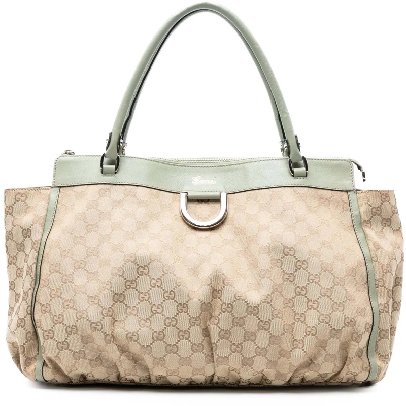 Gucci Shopper GG Canvas Abbey D Ring Tote braun