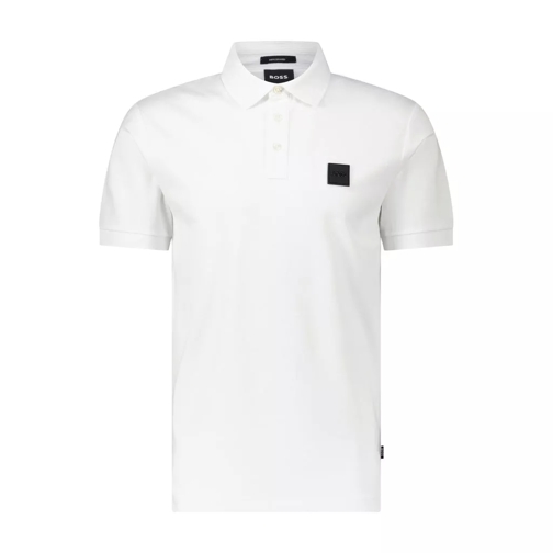 Boss Poloshirt Parlay aus merzerisierter Baumwolle 4810 Weiß 