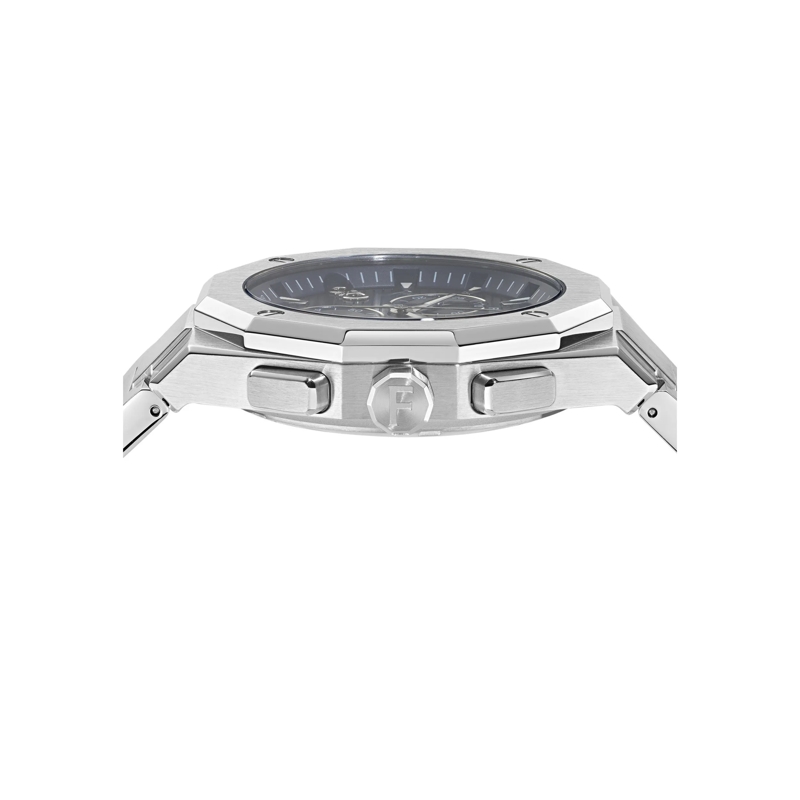 Salvatore Ferragamo Chronograph Quarz-Chronographenuhr Versilia Chrono silber(Image 2)