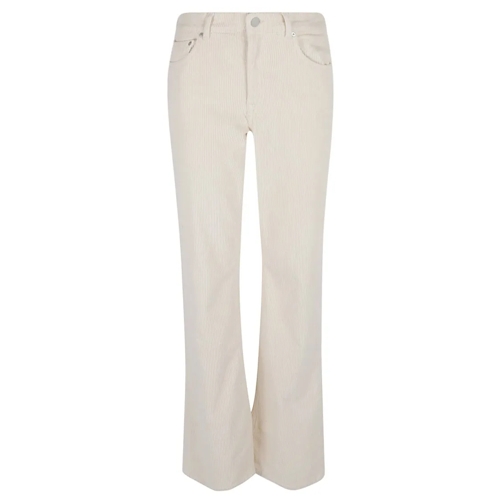 Adriano Goldschmied Jeans Milk White Corduroy Bootcut Pants White