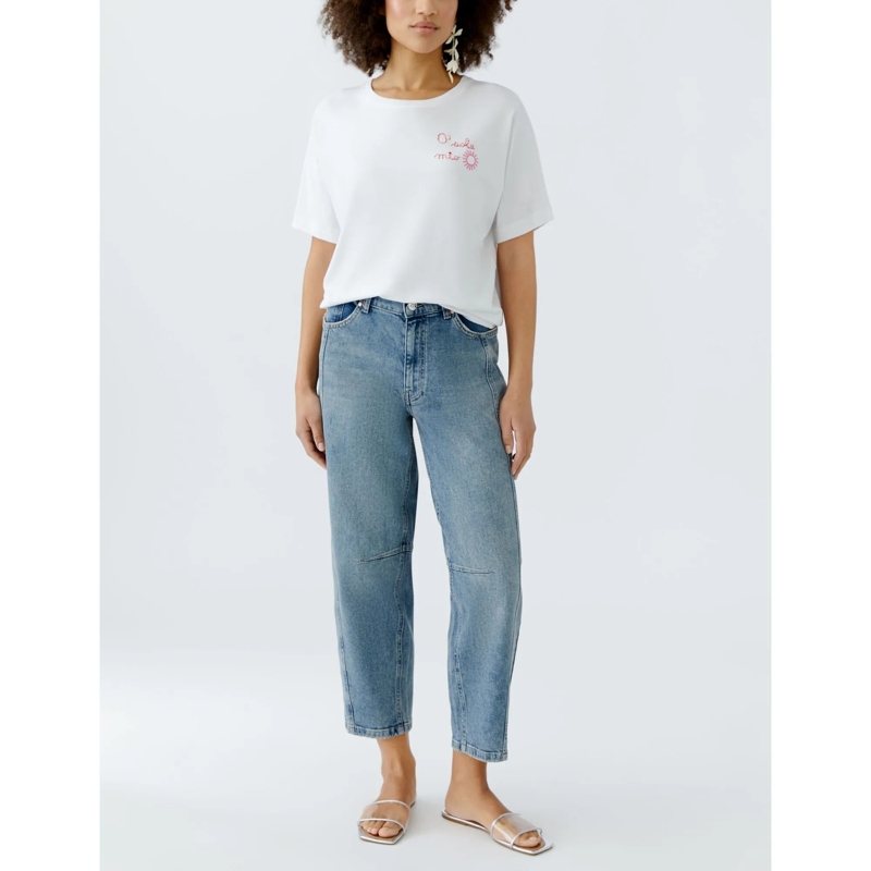 Oui T-Shirt T-Shirt weiss (Image 2)