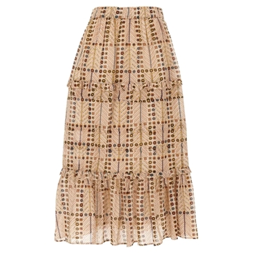 スカート MARANT ETOILE 'Diya' skirt Beige Black & Beige Diya Maxi Skirt by Isabel Marant Etoile on Sale