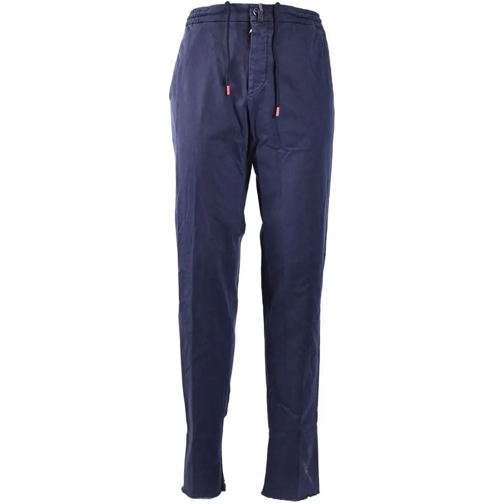 Kiton  Trousers Blue blau