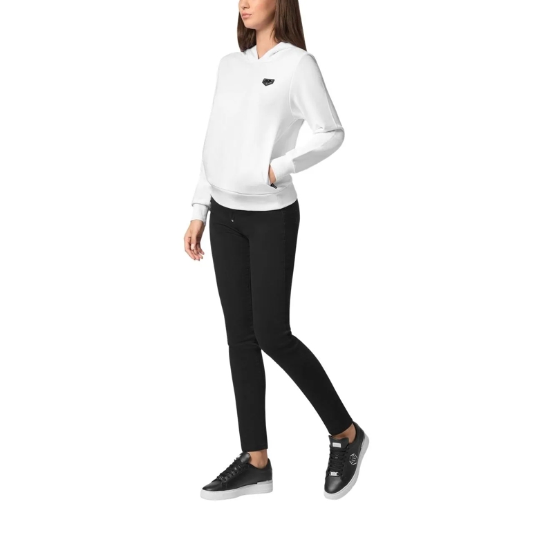 Philipp Plein Sweatshirt Hoodie Iconic Plein weiss(Image 3)