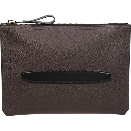 Tom Ford Pochette Buckley Handle Pochette Brown schwarz