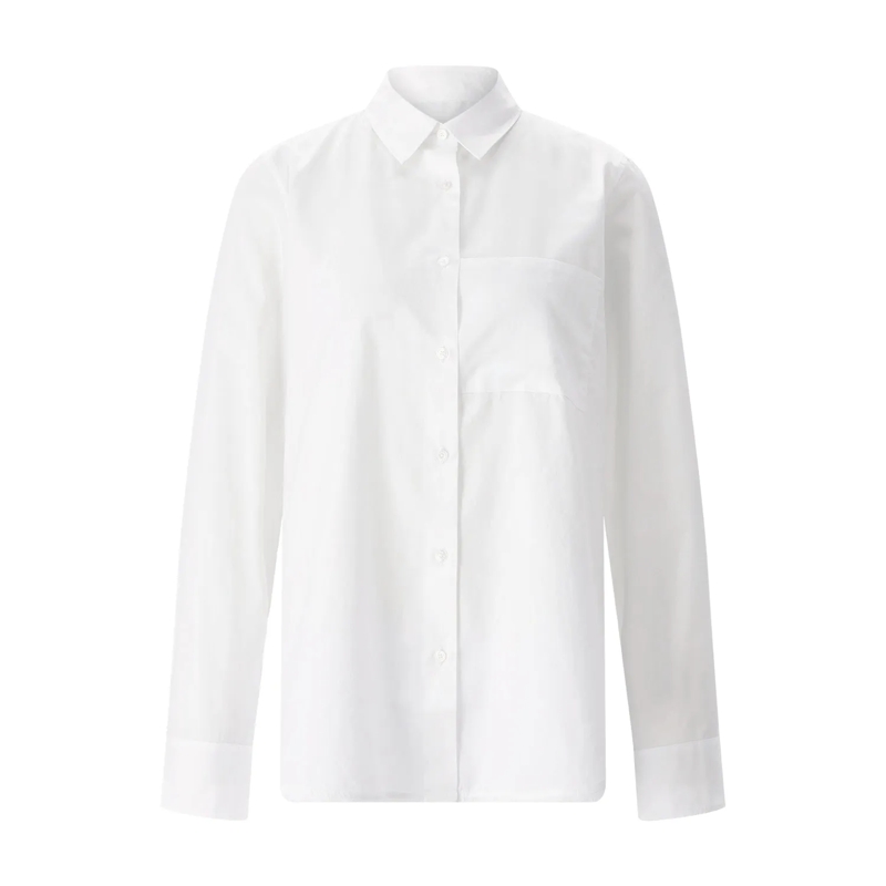 Lis Lareida Chemisier Hemdbluse Lenon weiß