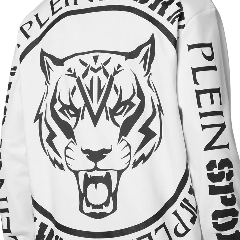 Plein Sport Top Sweatshirt Carbon Tiger weiss(Image 5)
