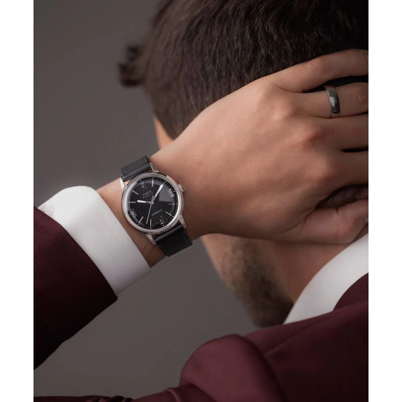 Timex Automatikuhr Automatische Uhr Marlin® Automatic schwarz(Image 6)