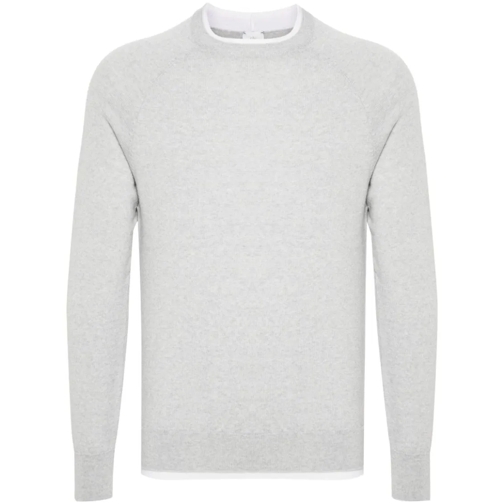 Eleventy Pull Crewneck Sweater Grey