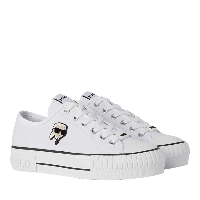 Karl Lagerfeld Low-Top-Sneaker Kampus Max Nft Patch Lo Lace White Canvas