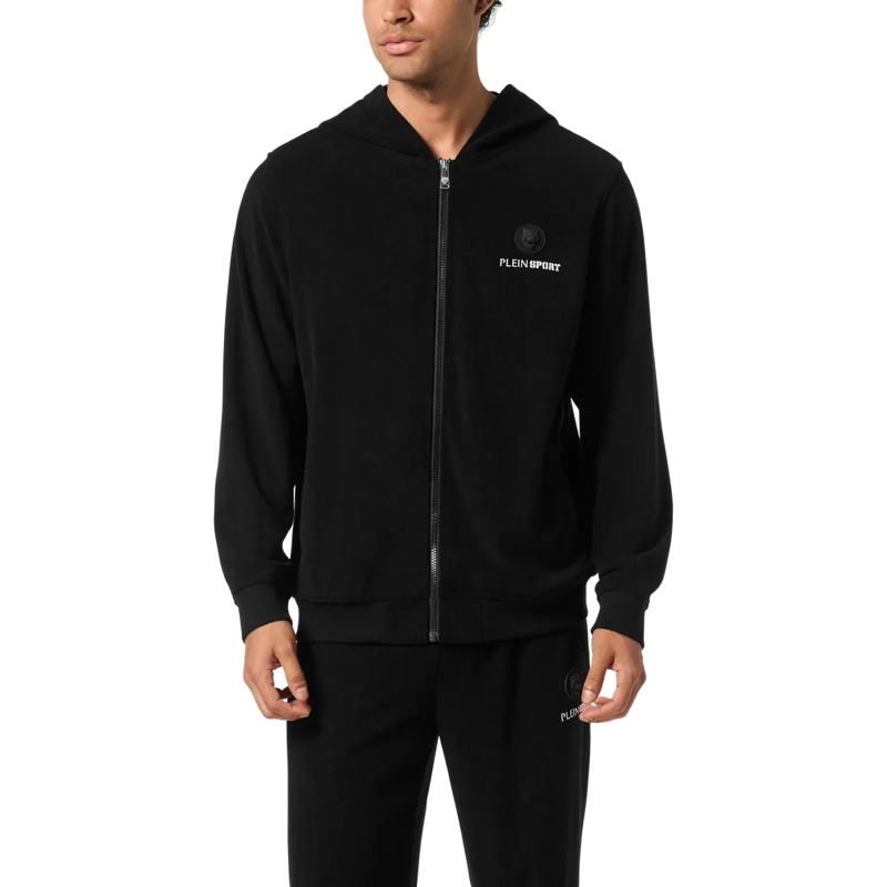 Plein Sport Top Kapuzen-Sweatjacket schwarz(Image 3)