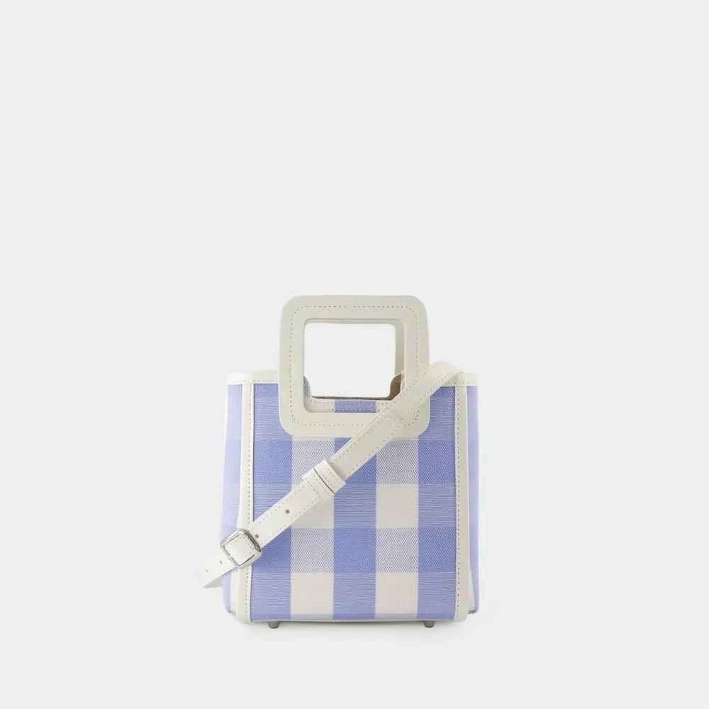 Staud Hobo bags Mini Shirley Bag Leather Blue in blauw