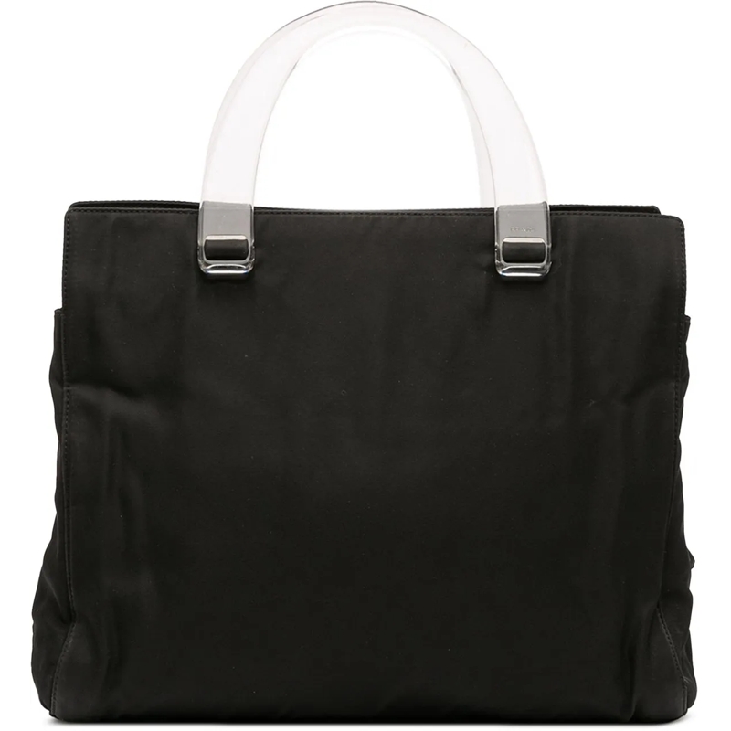 Prada Tote Tessuto Handbag schwarz