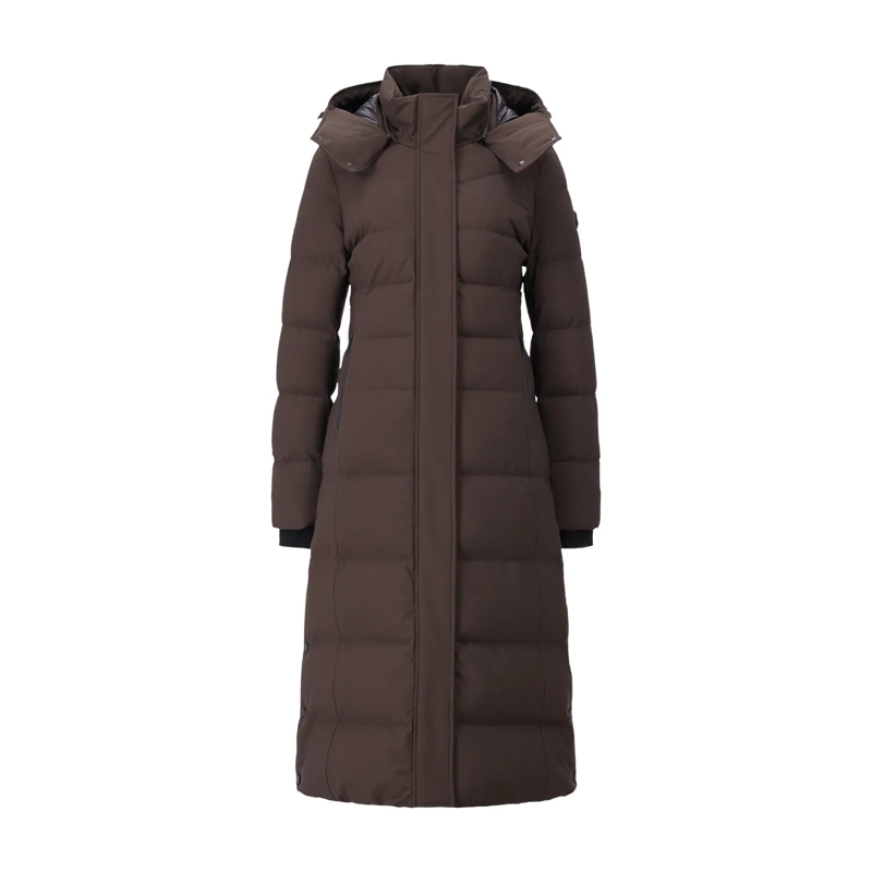 Moose Knuckles Parka Slim-Fit Mantel Jocada Braun