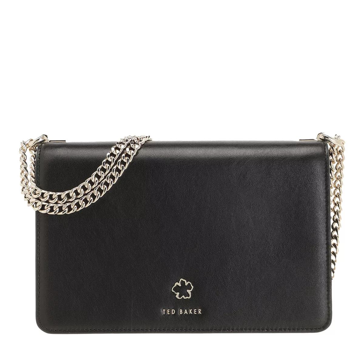 Ted Baker Jorjey Flower Eyelet Cross Body Black Crossbodytas