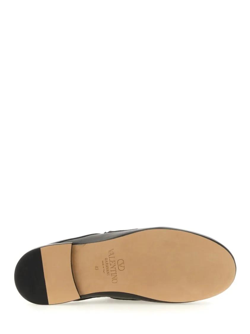 Thumbnail - Valentino Garavani Loafer - Signature Vlogo Sandal - Gr. 40 (EU) - in Schwarz - für Damen