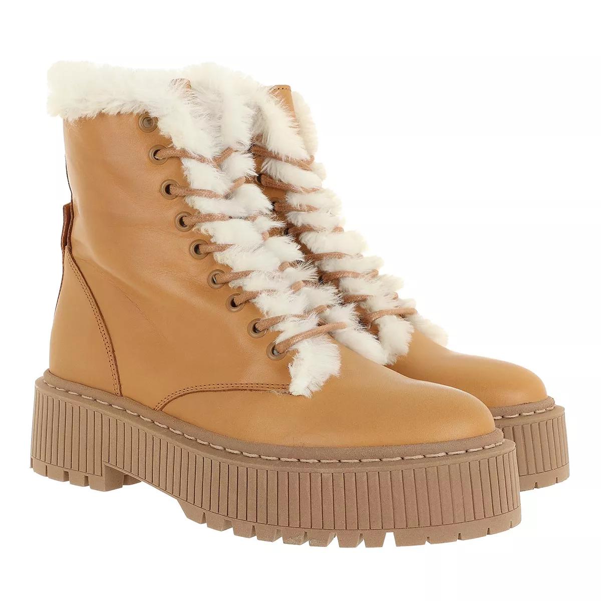 Skyhy F Bootie Camel Leather Winter Boot