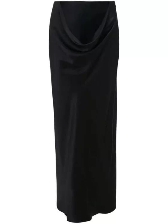 J.W.Anderson - Draped Silk Maxi Skirt - Größe 10 - black