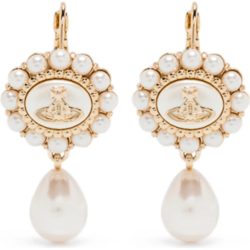 Vivienne Westwood  Amaya Drop Earrings Gold/creamrose Pearl mehrfarbig