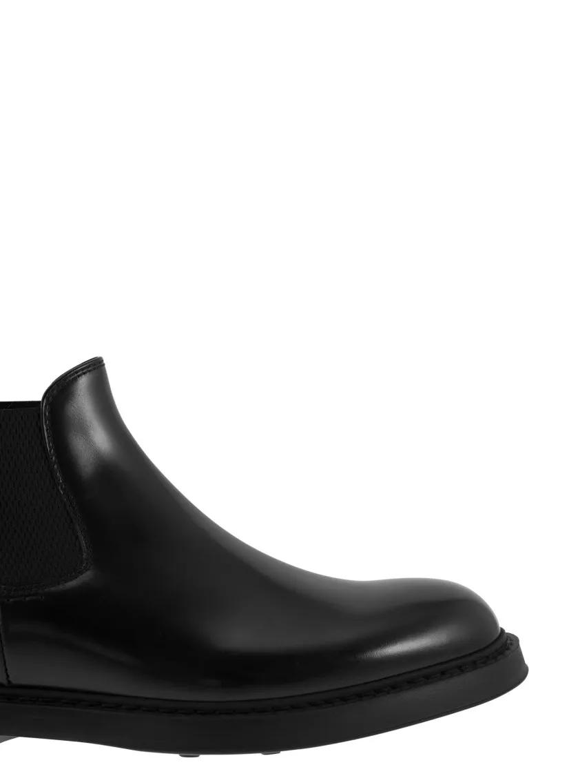 Thumbnail - Doucal's Stiefel - Chelsea Leather Ankle Boot - Gr. 39 (EU) - in Schwarz - für Damen
