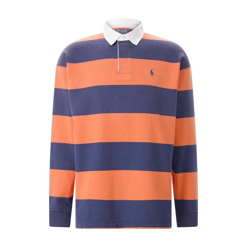Polo Ralph Lauren Poloshirt Longsleeve aus Baumwolle orange(Image 6)