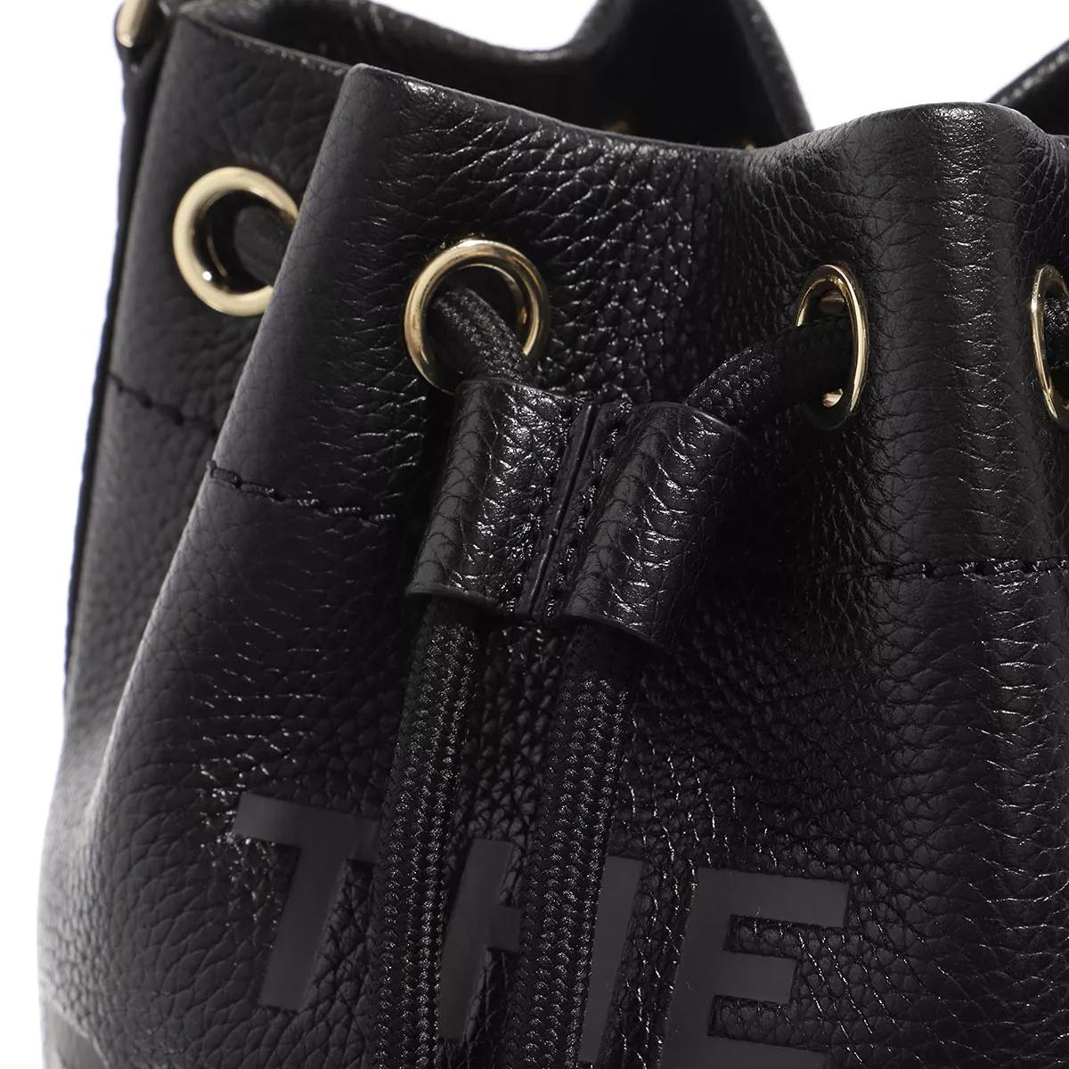 Sac Seau The Bucket En Cuir en Noir – Marc Jacobs