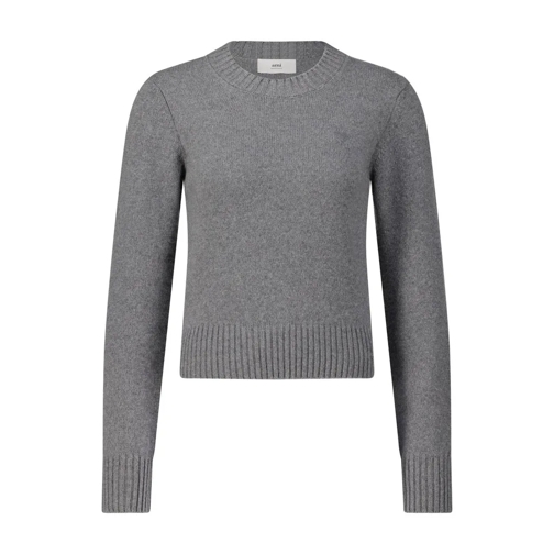 AMI Paris Kaschmir-Pullover Grau Pull