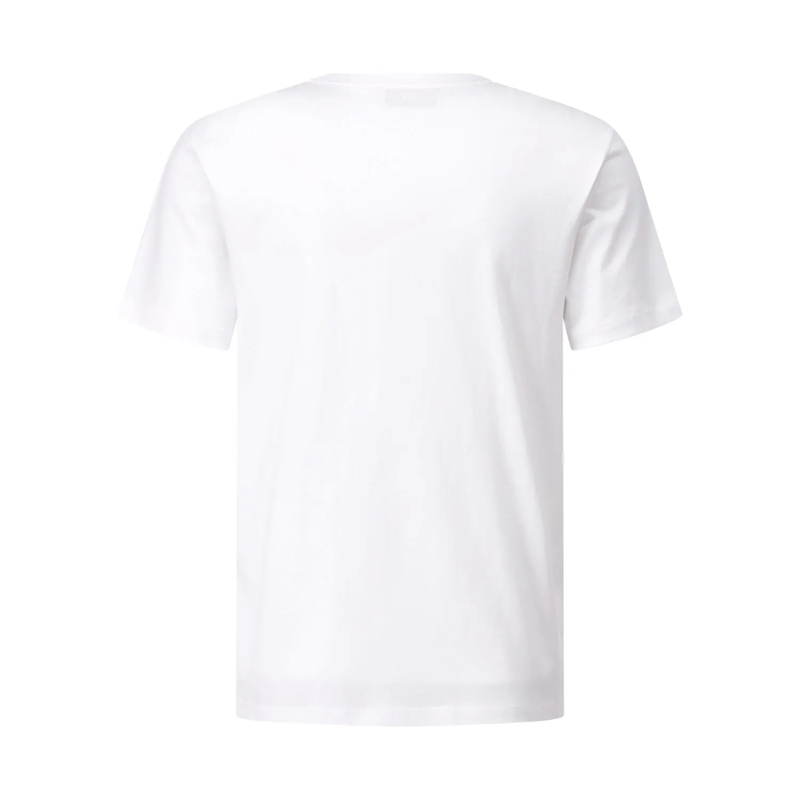 AMI Paris T-shirt T-Shirt mit Logo Weiß(Image 9)