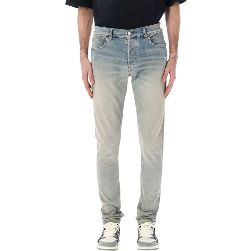 Amiri Jeans skinny Stack Jeans Antique Indigo blau