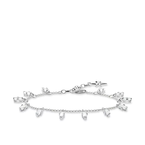 Thomas Sabo Bracelet Angular Stones Baguette-Diamonds Silver Armband
