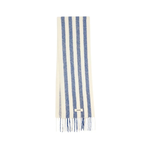 Jacquemus Écharpe légère Carro Scarf Blue