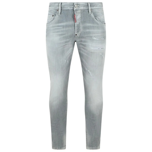 Dsquared2 Jeans 'Skater' Light Grey Cotton Jeans Grey