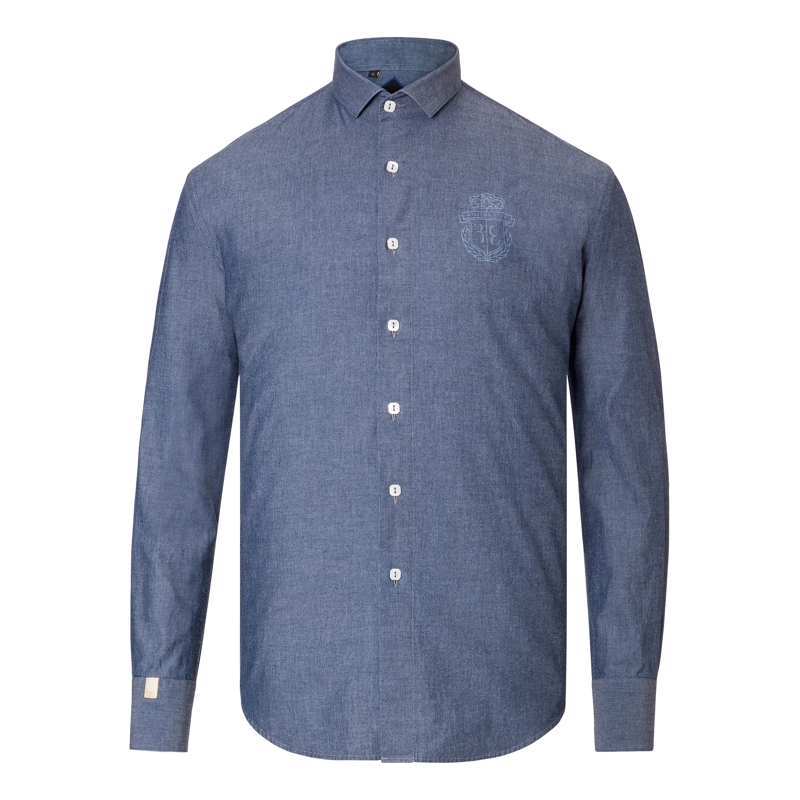 BILLIONAIRE Hemd Hemd Slim Fit dunkel-blau