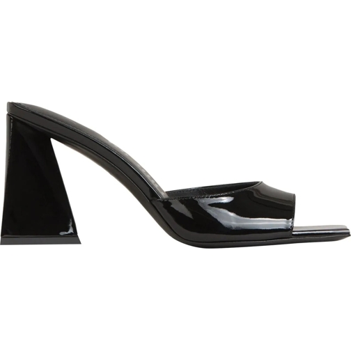 The Attico Pump Mini Devon Patent Leather Mules schwarz