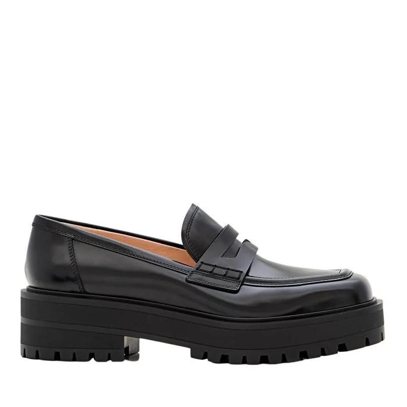 Thumbnail - Leather Loafer - Gr. 39 (EU) - in Schwarz
