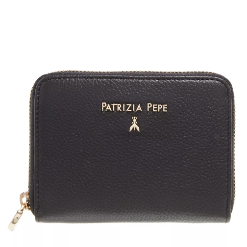 Patrizia Pepe Mini zip around                Nero Portemonnaie mit Zip-Around-Reißverschluss