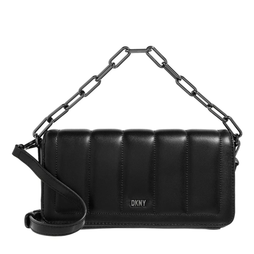 DKNY Loie Black/Gunmetal Crossbody Bag